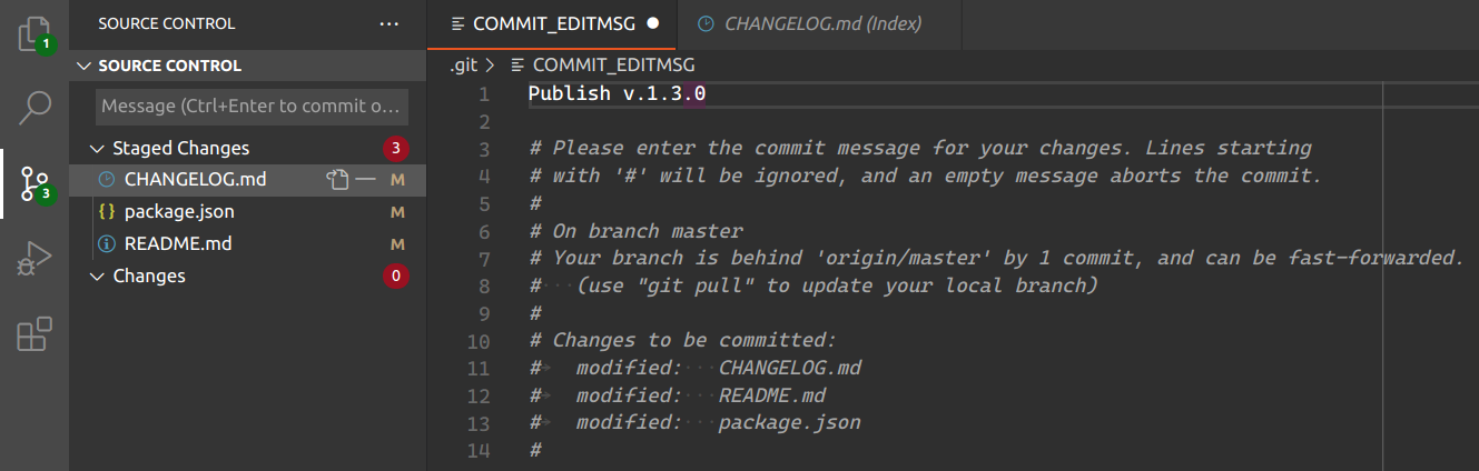 change commit message smartgit